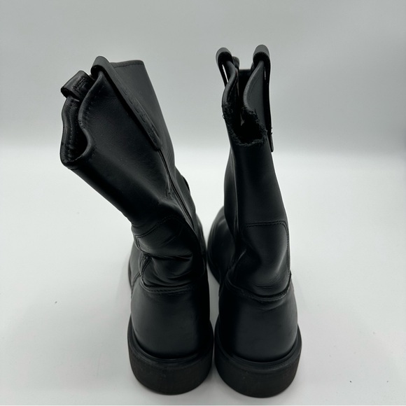Red Wing Pecos Black Boots Mens 12 D Leather 1125 Western Work USA Made READ - Picture 8 of 14